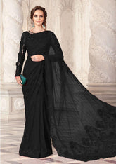 MARIA B WEDDING SOFT NET EMBROIDERY DESIGNER SAREE